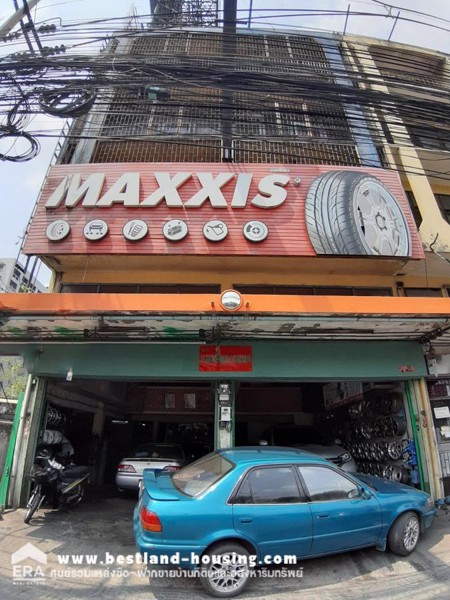 ขายอาคารพาณิชย์-4-ชั้น-28-ตรว-ติดถนนใหญ่เกษมราษฎร์