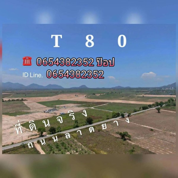 ขายที่ดินติดถนนคอนกรีต-ตไร่ใหม่พัฒนา-อชะอำ-จเพชรบุรี