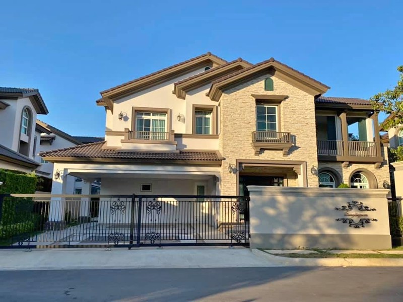 ให้เช่าบ้านเดี่ยว-110-ตารางวาหมู่บ้านนันทวันบางนา-กม7-ติดกับเมกะบางนา-มุมหน้าสวน