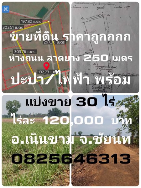 ขายที่ดิน-ราคาถูกๆ-หน้าติดสาธารณะ2ฝั่ง-ที่สวยดินดี-มีบ่อพัก