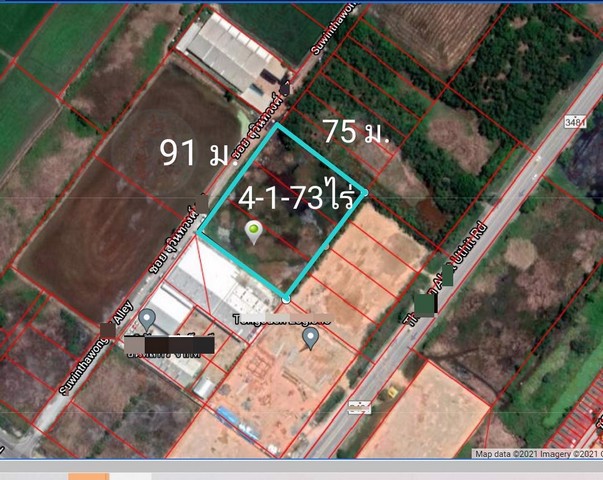 ขายที่ดินถนนสุวินทวงศ์-4-1-73-ไร่-เขตหนองจอก-ทำเลดี-ใกล้เขตeec-ฉะเชิงเทรา-สร้างโกด้งได้