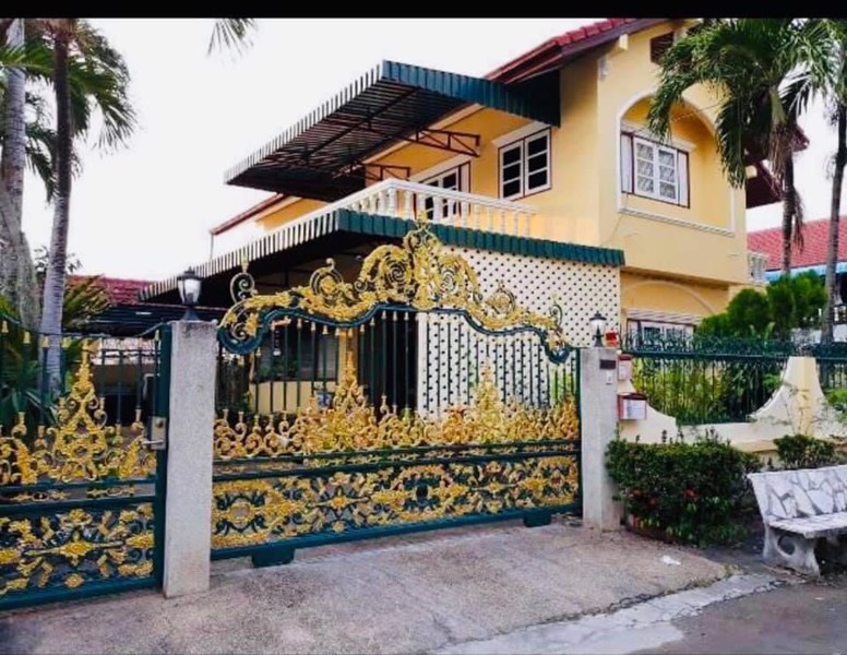 ขายบ้านเดี่ยวพัทยา-หมู่บ้านสุขสบายวิลล่า-ใกล้ทะเล-ถนนเทพประสิทธิ์