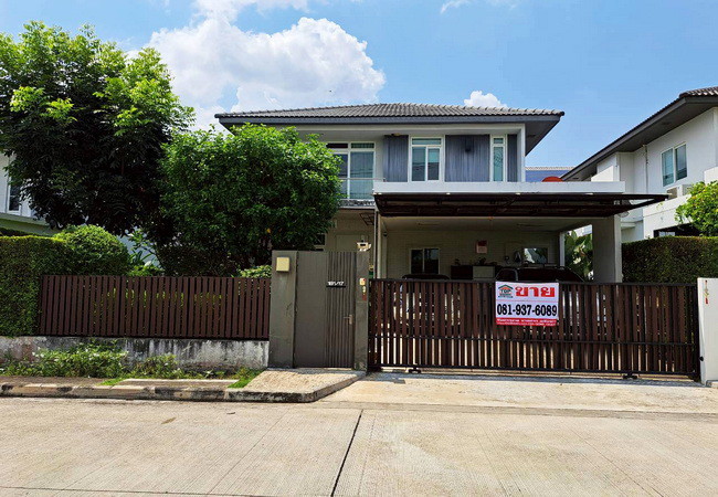 ขายบ้านเดี่ยว-หมู่บ้านมัณฑนา-อ่อนนุช-วงแหวน-5-เนื้อที่-656-ตรว-2-ชั้น-3-นอน-3-น้ำ