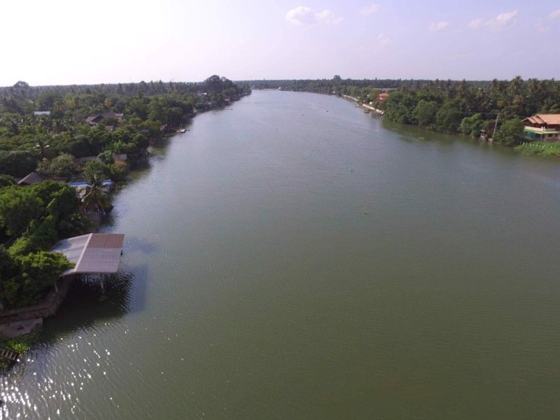 ขาย-2ไร่-2งาน-20ตารางวา-ที่ดินเปล่า-ติดริมแม่น้ำ-แม่กลอง