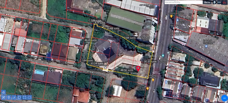 ขายที่ดินเปล่าติดถนนหลักลาดพร้าว-101-แถมสิ่งปลูกสร้างเป็นโรงเรียน