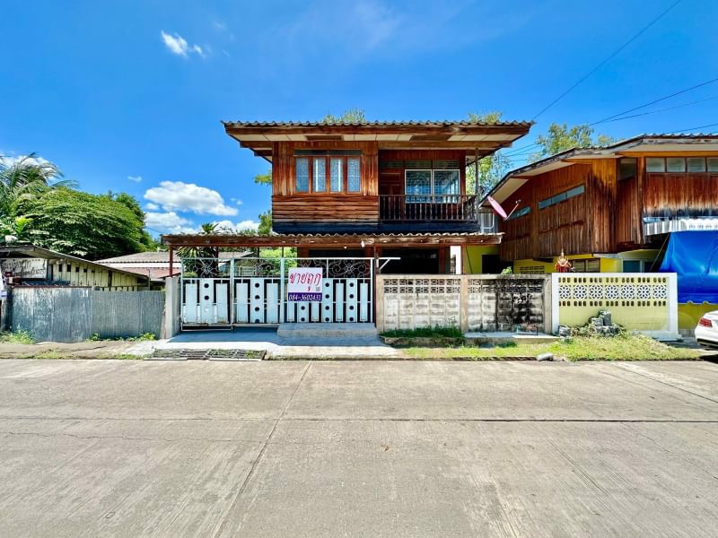 ขายด่วน-บ้านไม้-2ชั้น-ใกล้แม่น้ำปิง-ตาก-