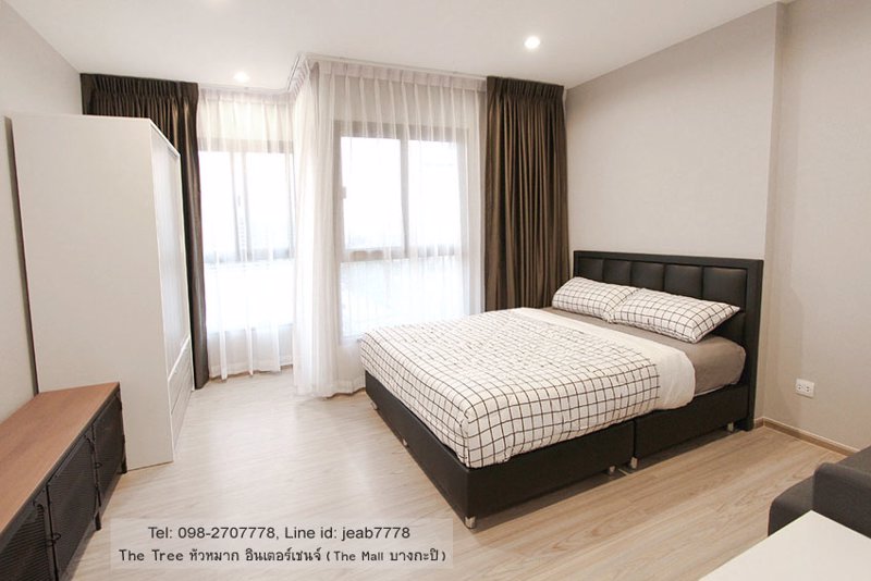 📌-ขายด่วนคอนโด-ทรี-หัวหมาก-อินเตอร์เชนจ์-the-mall-บางกะปิ-23-ตรม-แต่งครบ