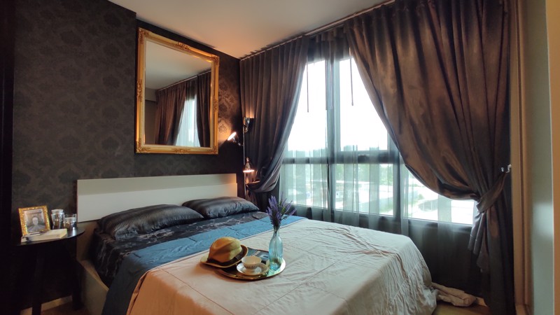 ตกแต่งสไตล์ยุโรป ให้เช่าคอนโดเคนซิงตัน แหลงฉบัง-ศรีราชา แต่งครบ พร้อมอยู่