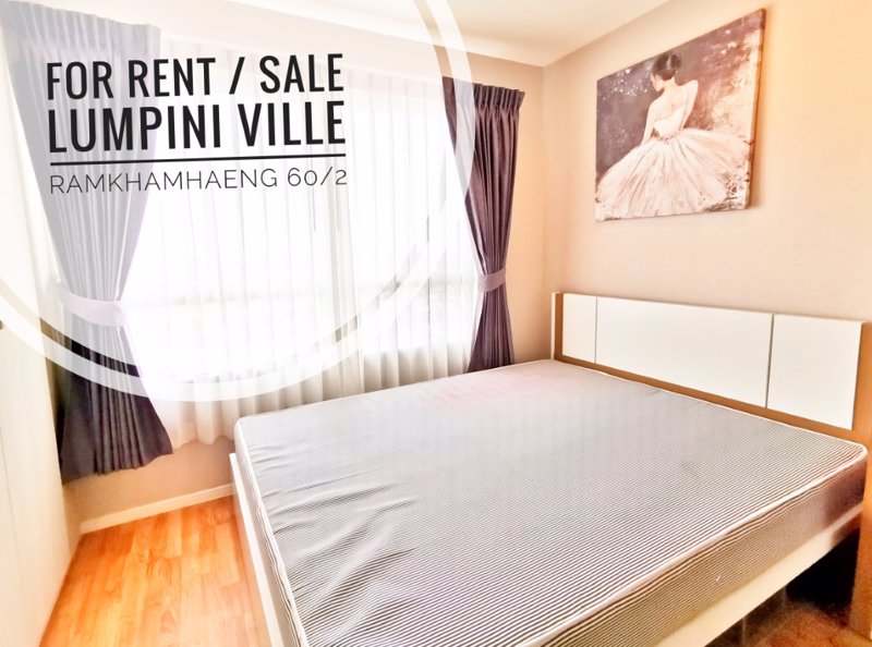 ให้เช่า-ขาย-ลุมพินี-วิลล์-รามคำแหง-60-2-ติดรถไฟฟ้าสายสีส้ม-ตึก-a-ชั้นสูง-ห้อง-26-ตรม-แต่งสวย