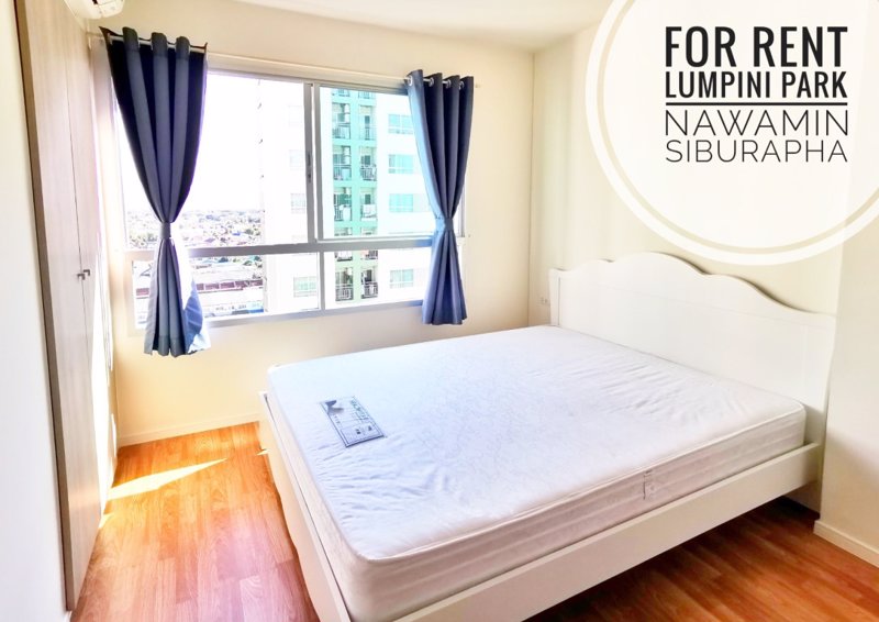 ให้เช่า-ลุมพินี-พาร์ค-นวมินทร์-ศรีบูรพา-ตึก-b2-วิวสระ-26-ตรม-แอร์-2-พร้อมเครื่องซักผ้าส่วนตัว