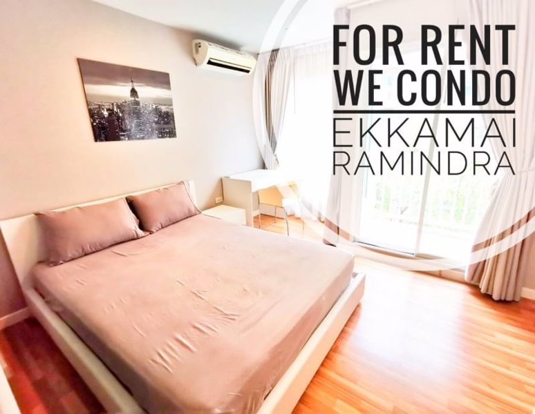 ให้เช่า-วี-คอนโด-เอกมัย-รามอินทรา-แบบ-1-ห้องนอน-พื้นที่-31-ตรม-วิวสวนโครงการ-ห้องสวย