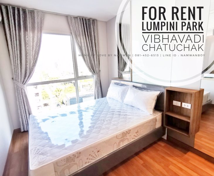 ให้เช่า-ลุมพินี-พาร์ค-วิภาวดี-จตุจักร-ใกล้-bts-หมอชิต-ห้อง-28-ตรม-อยู่ชั้นเดียวกับสระว่ายน้ำ