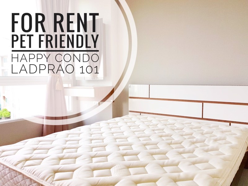 ให้เช่า-happy-condo-ลาดพร้าว-101-แบบ-1-ห้องนอน-ตึก-north-ชั้น-6-ขนาด-35-ตรม-เลี้ยงสัตว์ได้
