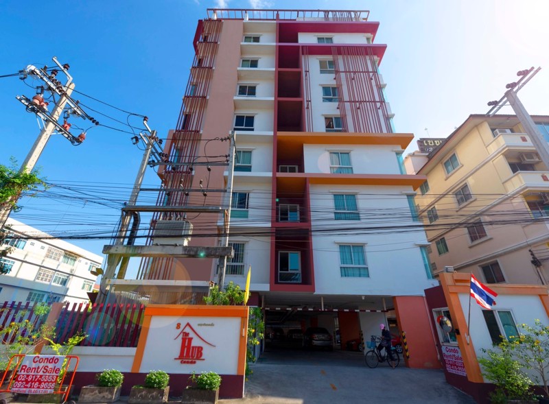 ขายคอนโด แนวรถไฟฟ้า ฟรีค่าใช้จ่ายวันโอน The hub condo ย่านรามคำแหง 164