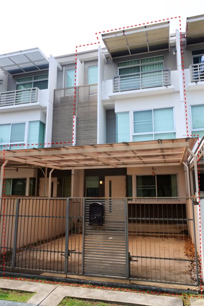 ขายทาวน์โฮม-3-ชั้น-21-ตรว-มบ้านใหม่-กรุงเทพกรีฑา7-ใกล้-airport-link-หัวหมาก