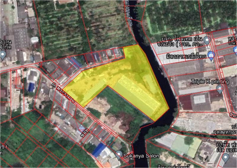 ขายที่ดินขนาด-5-2-568-ไร่-225680-ตรว-หน้ากว้างติดถนน-2-ด้าน-แปลงมุม-ด้านติดซอยหลักกว้างประมา