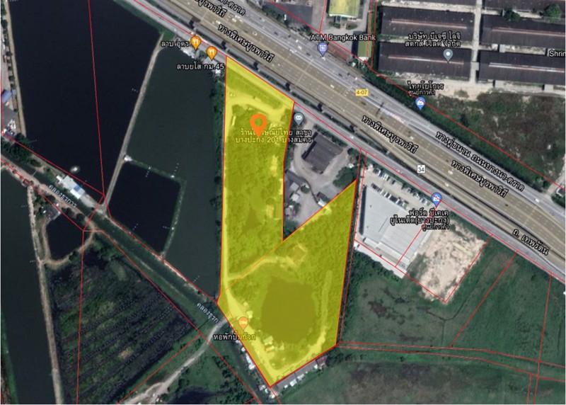 ให้เช่าที่ดิน-ตั้งอยู่ติดถนนบางนา-ตราด-อบางปะกง-เนื้อที่-14-2-680-ไร่-58680-ตรว-240000-บ-ด