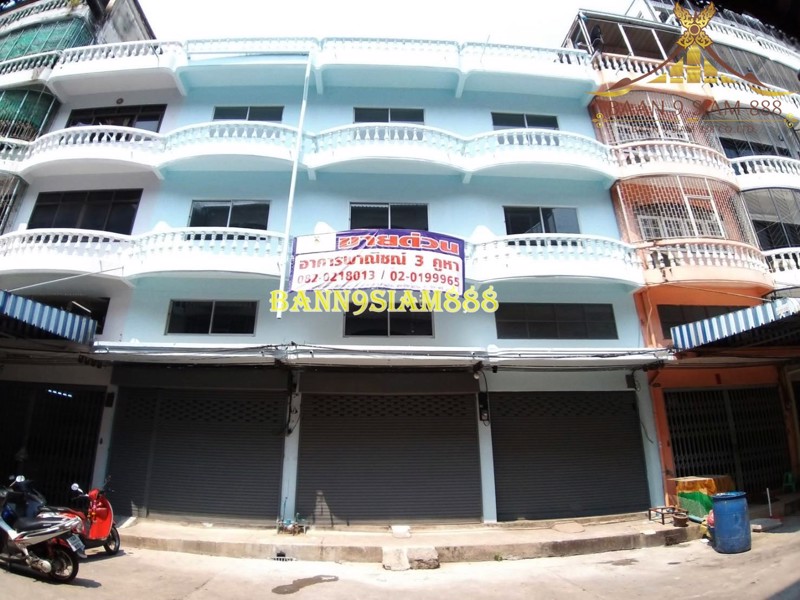 อาคารพาณิชย์-3ชั้นครึ่ง-ซอยวุฒากาศ