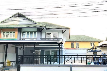 ขายบ้านแฝด-2-ชั้น-โครงการหมู่บ้านพฤกษา-8-ศาลายา-ติดถนนเมนอยู่อาศัยดี-ค้าขายได้