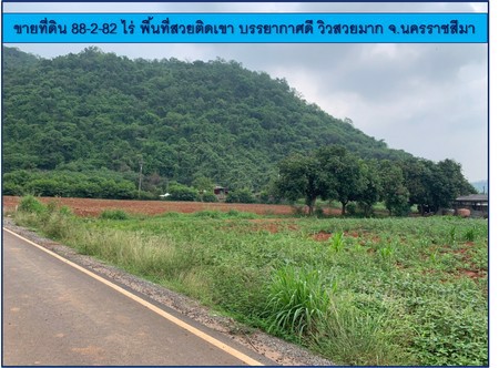 ขายที่ดิน-88-2-82-ไร่-พื้นที่สวยติดเขา-บรรยากาศดี-วิวสวยมาก-จนครราชสีมา