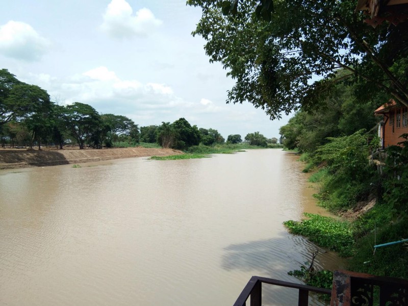 ขายด่วน-ที่ดินแปลสวย-ติดแม่น้ำท่าจีน-ตำบลปากน้ำ-จสุพรรณบุรี