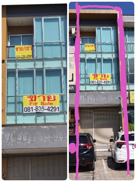 ขายหรือให้เช่าอาคารพาณิชย์-เหมาะทำธุรกิจ-ทรีโอร่มเกล้า-มีนบุรี-กรุงเทพฯ