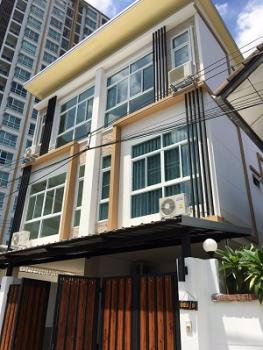 ทาวน์โฮมออฟฟิตบ้านแฝดหลังใหญ่-สร้างใหม่-3ชั้น-ห่าง-mrtห้วยขวางเพียง-800-m