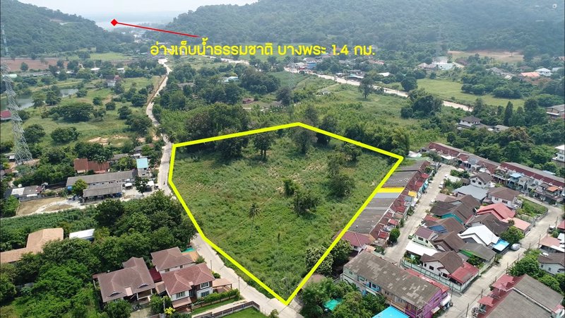 ขายที่ดินเปล่า ซอยเทศบาล 8 ถนนสุขาภิบาล 9  ต.บางพระ อ.ศรีราชา จ.ชลบุรี