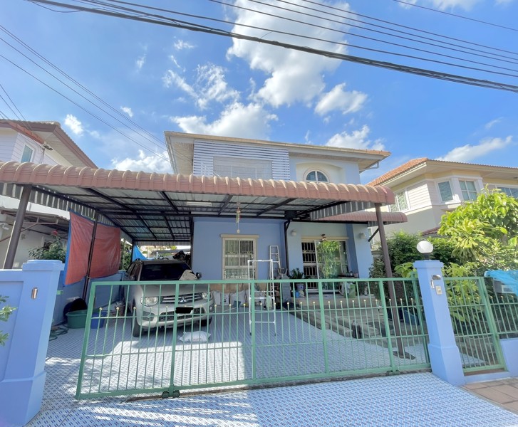 บ้านเดี่ยว 2 ชั้น ซอยประชาอุทิศ 113 หมู่บ้านชวนชื่น ทุ่งครุ กทม.