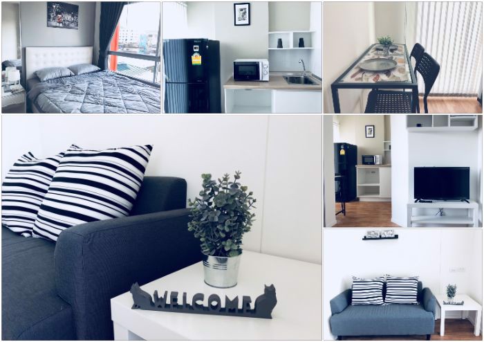 เจ้าของปล่อยเอง ให้เช่า คอนโด ลุมพินี 76 ติด BTS แบริ่ง 7000