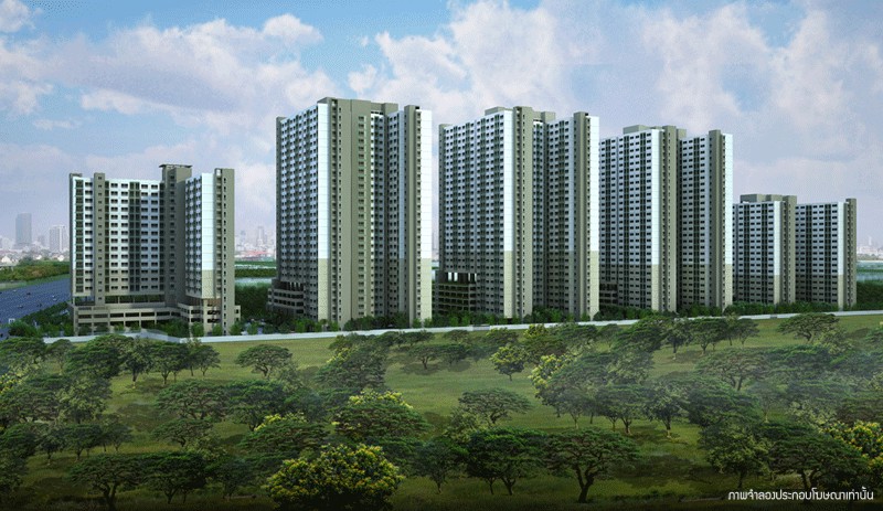 ให้เช่าสิทธิ์จอดรถคอนโดลุมพินีเมกะซิตี้บางนา