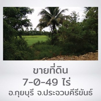 ขายที่ดิน-ตำบลสามกระทาย-อำเภอกุยบุรี-จประจวบคีรีขันธ์
