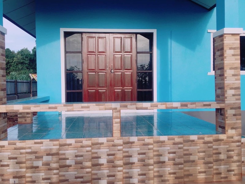 ขายบ้านใหม่-บ้านเดี่ยวชั้นเดียว-ราคาถูก-พื้นที่-80-ตรว