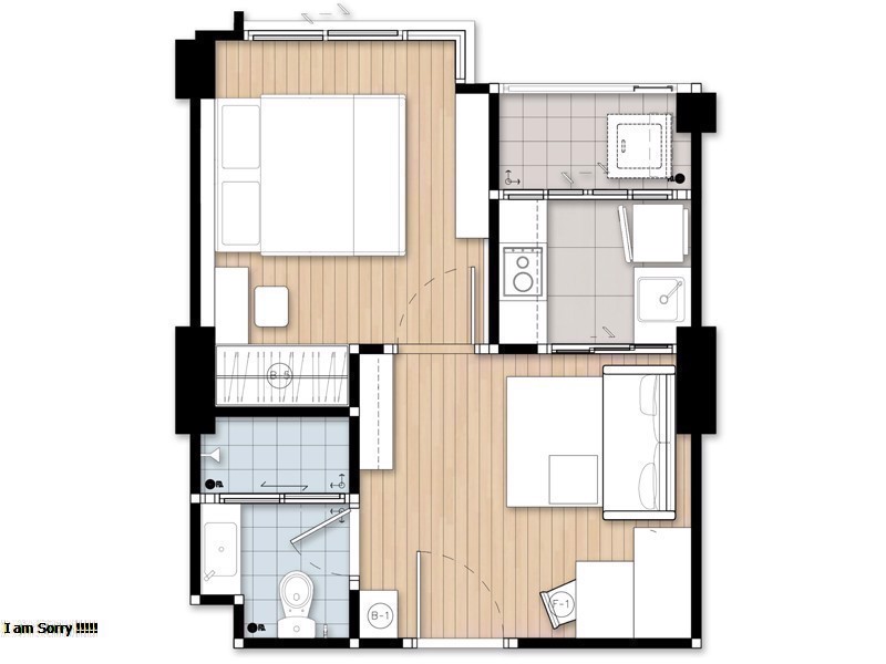ขายด่วน-คอนโดยูดีไลท์รัชวิภา-1-ห้องนอน-305-ตรม-ชั้น-15-
