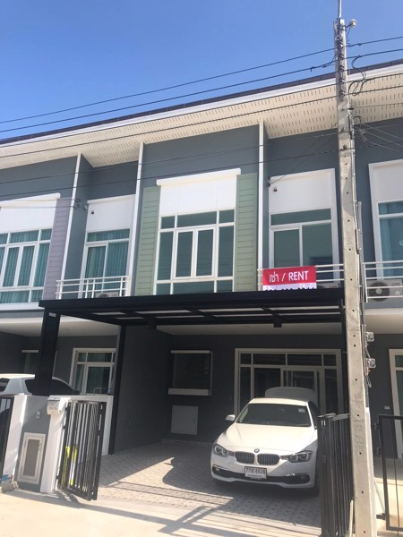 ให้เช่า-ทาวน์โฮม-gusto-กิ่งแก้ว-สุวรรณภูมิ-บ้านพร้อมอยู่-ตกแต่งสวยงาม-ราคา-20000-บาท