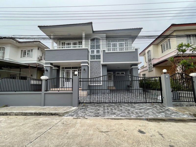 house-for-rent-completely-renovated-wararom-lake-view-village-tamru-bang-phli-road-thepharak