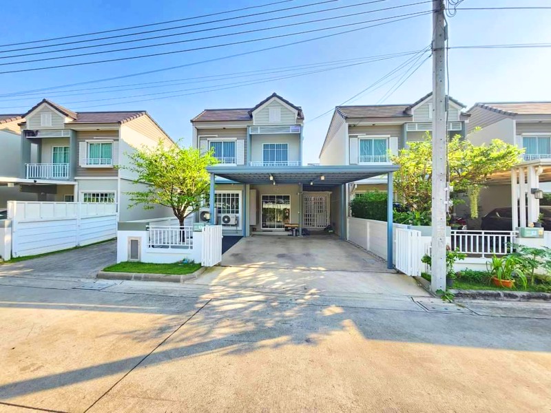 ให้เช่า บ้านแฝด ม.The Village บางนา-วงแหวน3 หลังมุม บ้านสวย เฟอร์ครบ ทำออฟฟิศจดทะเบียนได้