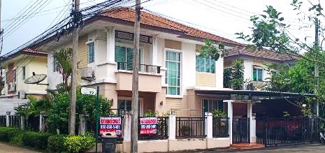 ขายถูก-บ้านเดี่ยว-2-ชั้น-บ้านพฤกษาวิลเลจ-2-หลังมุม-ธัญบุรี