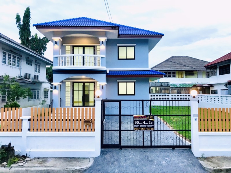 ขายบ้านเดี่ยว-2-ชั้น-หมู่บ้าน-สยามนิเวศน์-1-ประชาอุทิศ-ในคลองบางปลากด-พระสมุทรเจดีย์-สมุทรปราการ-เนื