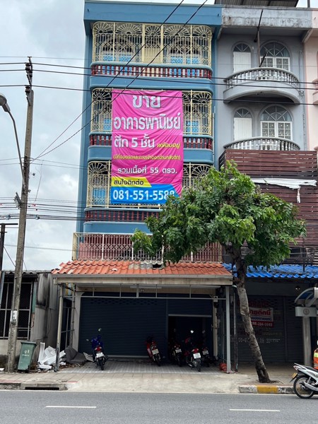 ขาย-อาคารพาณิชย์-5-ชั้น-ติดถนนสายไหม-ทำเลทอง-ค้าขายดี-มีที่จอดรถ