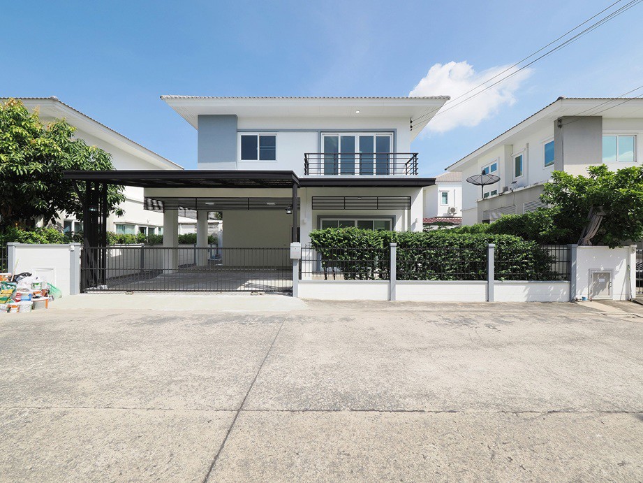 ขายบ้านเดี่ยว-2-ชั้น-มคุณาลัย-คอร์ทยาร์ด-508-ตรว-บ้านกล้วยไทรน้อย-3นอน-3น้ำ-หลังใหญ่