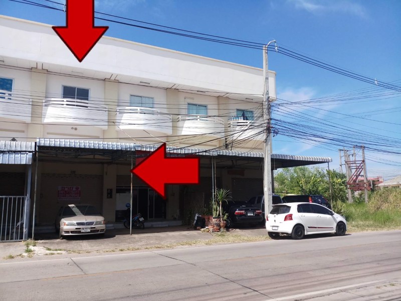 ขายอาคารพานิช-2ชั้นครึ่ง-ใกล้ราชมงคลอีสาน