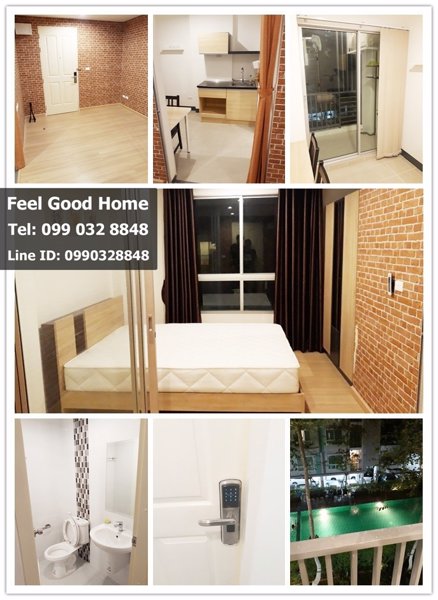 ให้เช่า-ห้องเปล่า-เดอะนิช-ไอดี-เสรีไทย-ถูกกกก-ประหยัด-วิวสระน้ำ-line-feelgoodhome