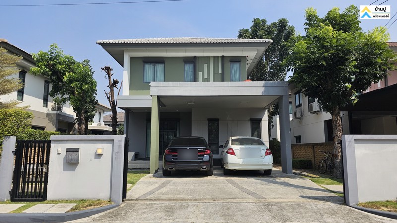 บ้านเดี่ยวบุราสิริ วงแหวน-อ่อนนุช 64.60 ตร.ว. สวยพร้อมเฟอร์ เข้าอยู่ได้เลย  บางพลี สมุทรปราการ