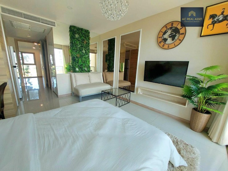 คอนโดหรู-ริเวียร่า-จอมเทียน-ห้องสตูดิโอ-วิวทะเล-ชั้นสูง-ตกแต่งเฟอร์ครบครัน-เดินลงทะเลจอมเทียนได้