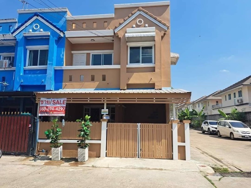 ขายบ้านทาวเฮ้าส์-หลังมุม-บ้านฟ้ารังสิต-ธัญญะ-ปทุมธานี